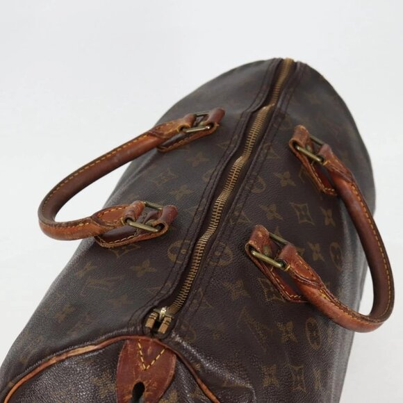 LOUIS VUITTON Monogram Speedy 35 Hand Bag - Picture 4 of 15